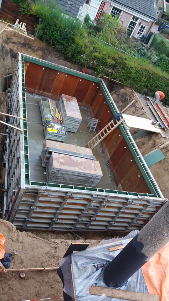 Nieuwbouw kelder onder bestaande woning Utrecht Keldervergunning